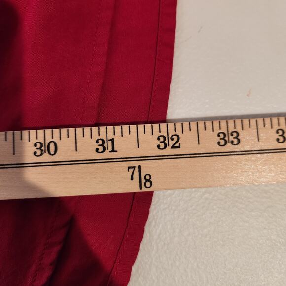 Torrid Womens Red Emma Babydoll Button Up Tunic Size 1X Drapey Lightweight - Picture 9 of 11